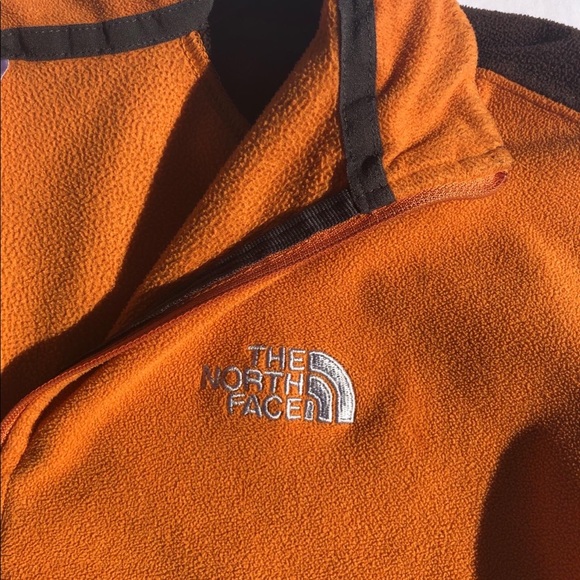 North Face Quarter Zip Fleece Mens Medium - Picture 2 of 3